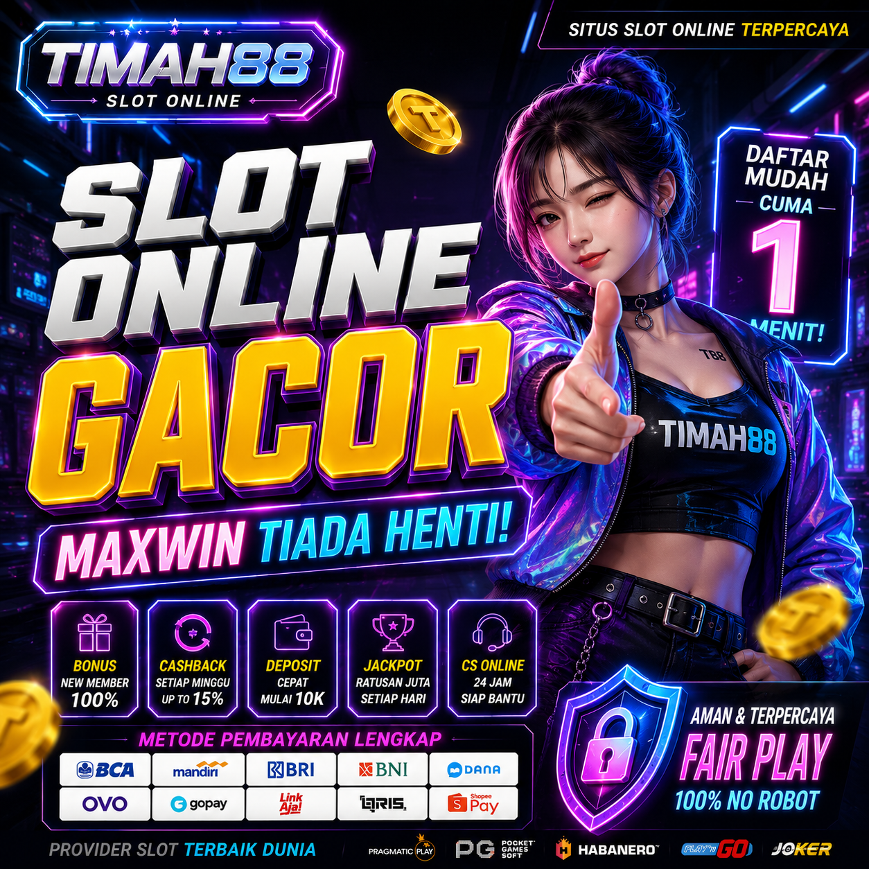 TIMAH88 Slot Online Terpercaya dengan Promo Terbaik dan Pelayanan Profesional