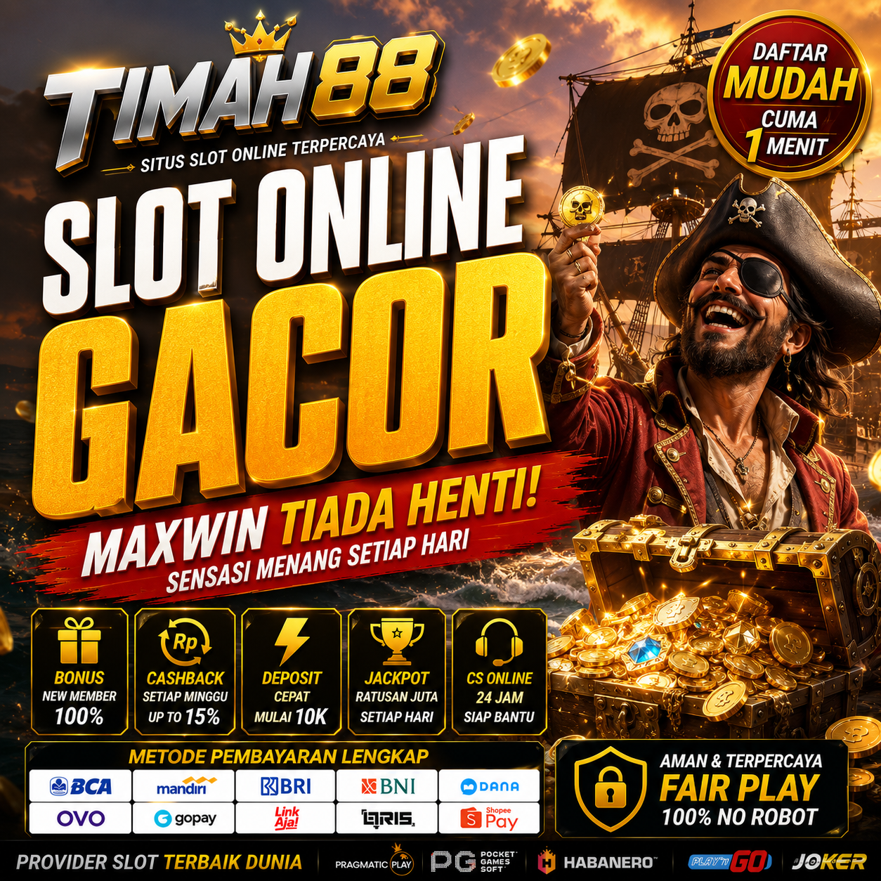 TIMAH88 Slot Online Terpercaya dengan Promo Lengkap dan Pengalaman Bermain Maksimal