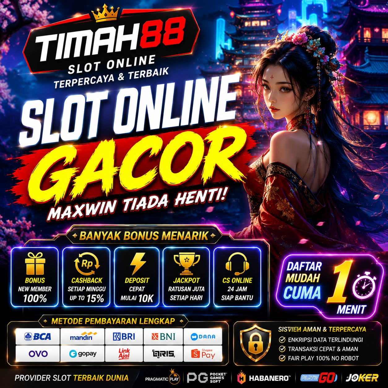 Slot Online TIMAH88 dengan Fitur Lengkap dan Akses Mudah