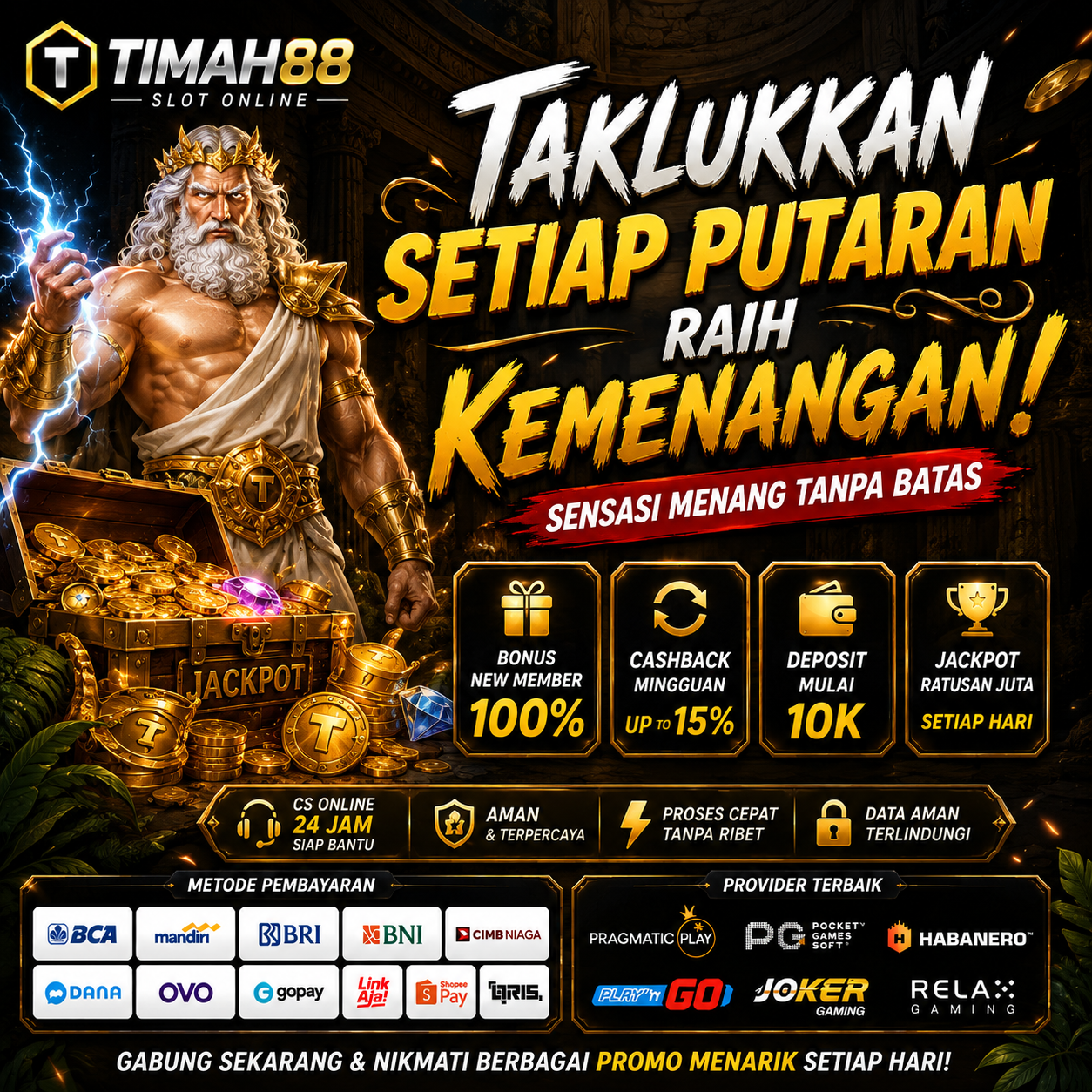 Harta Karun Jackpot Menanti di TIMAH88