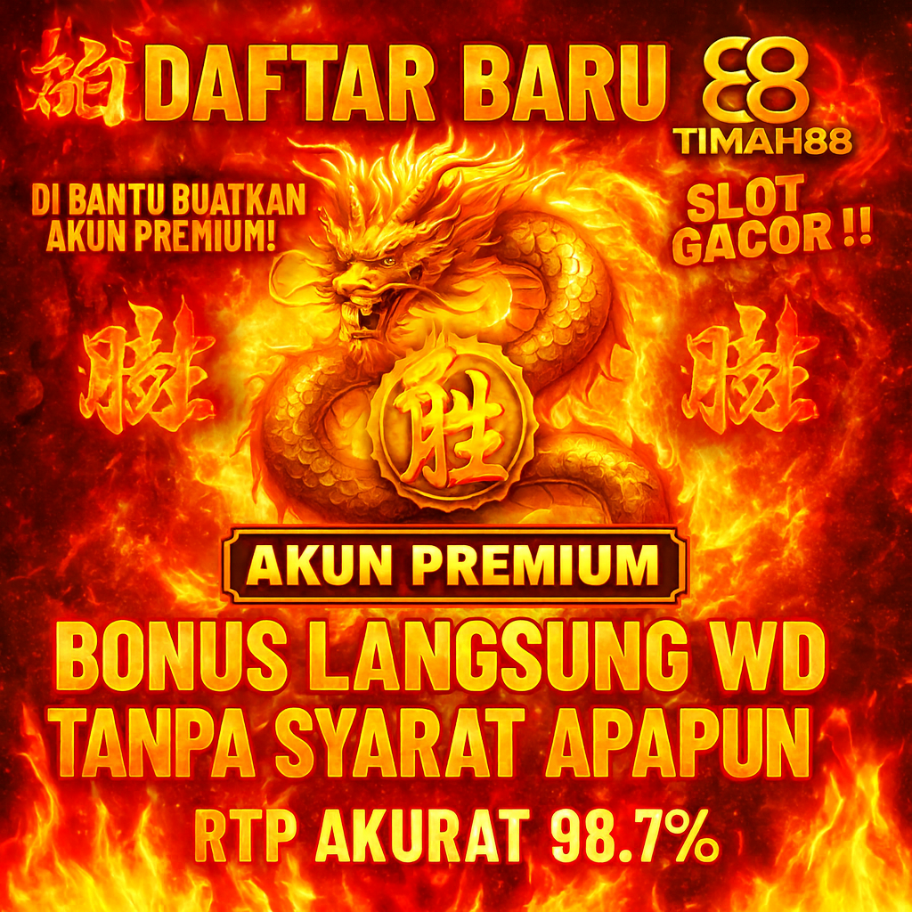 Daftar Baru TIMAH88: Bonus WD Tanpa Syarat
