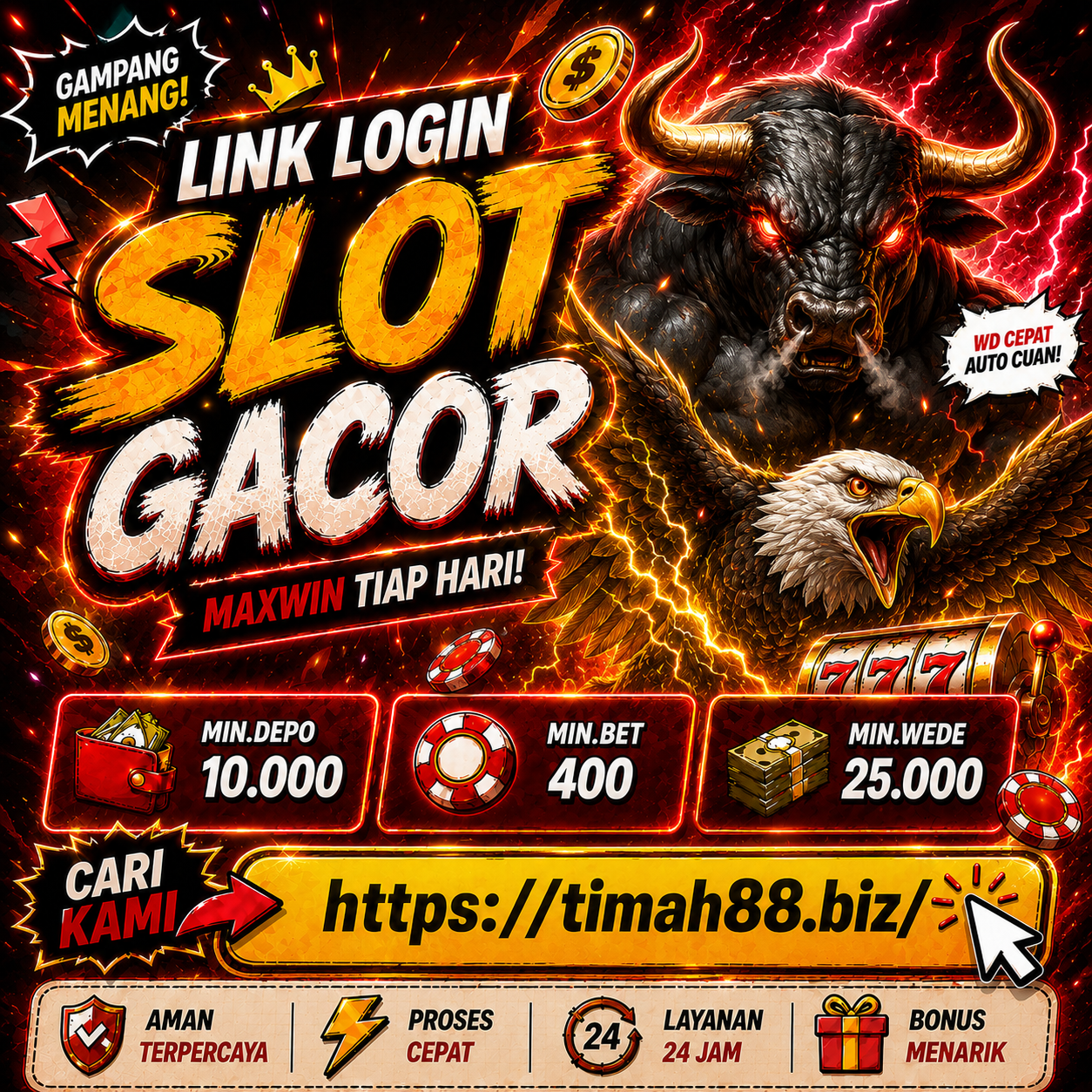 TIMAH88 Slot Gacor Winrate Tinggi dan Bonus Melimpah